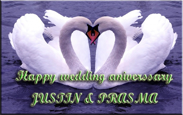 Happy wedding anniversary Justin Prasma May29 